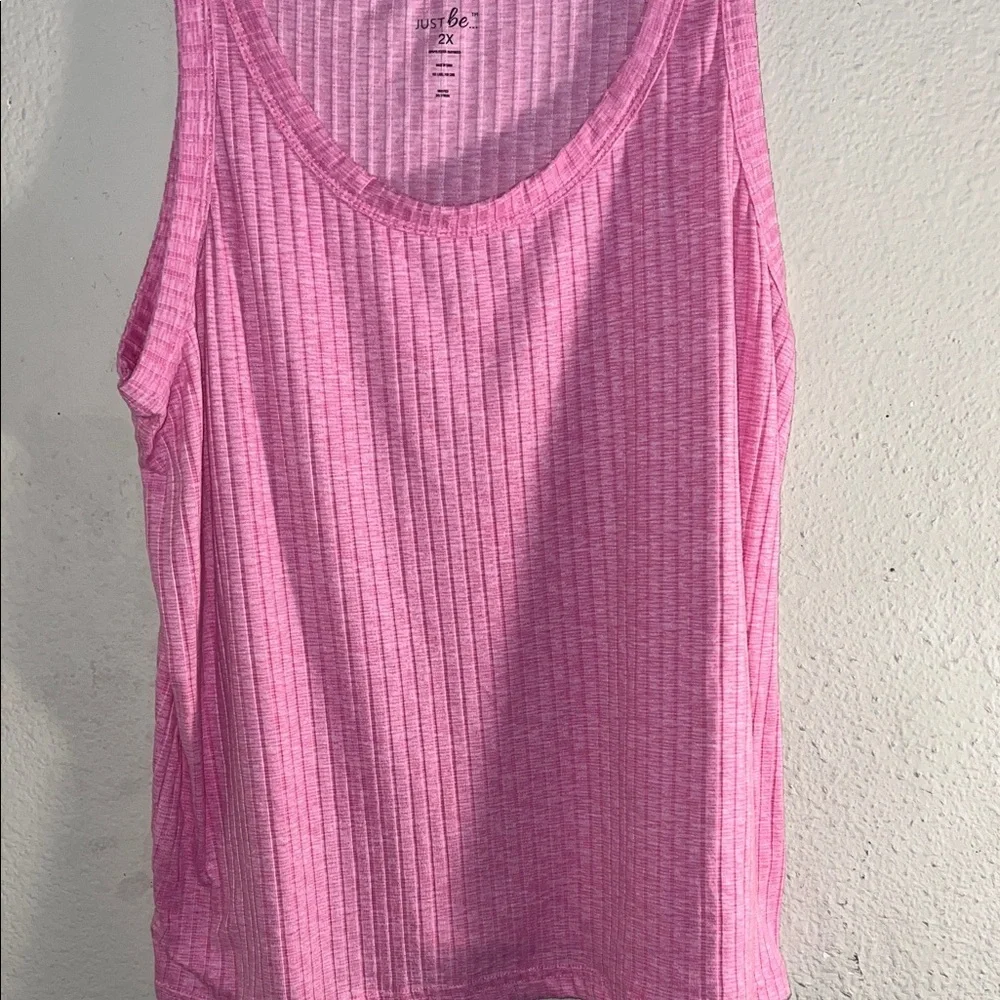 Pink Ribbed Women's Pajama Set - Picture 12 of 13